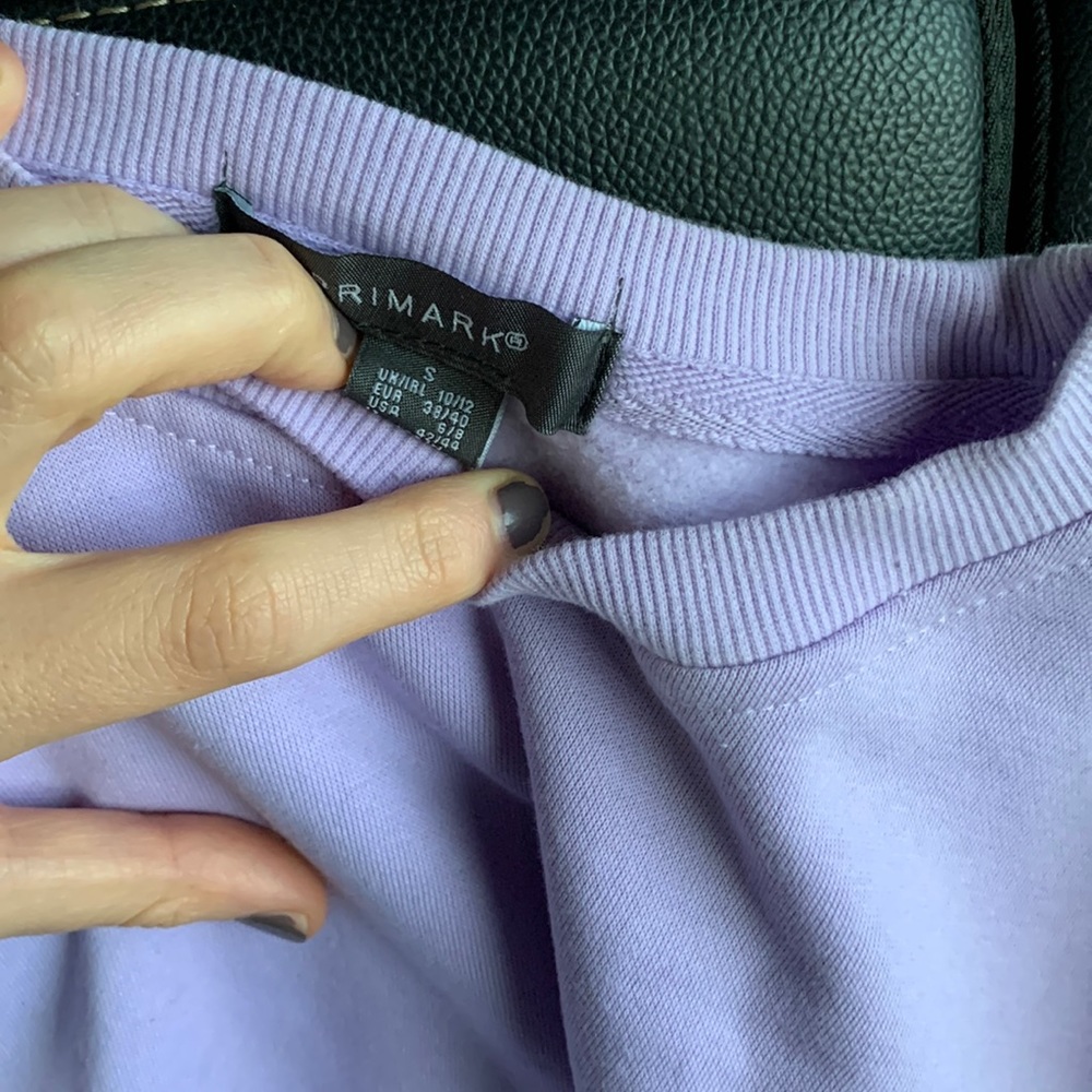 lavender crewneck